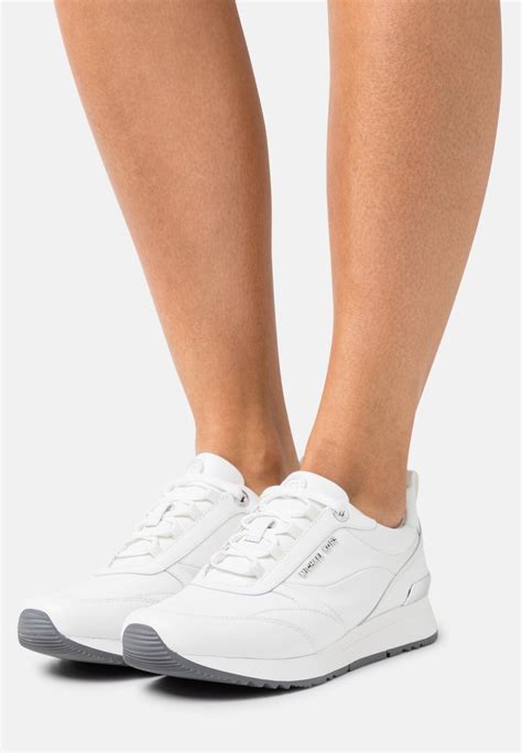 michael kors allie white|Michael Kors allie stride trainer.